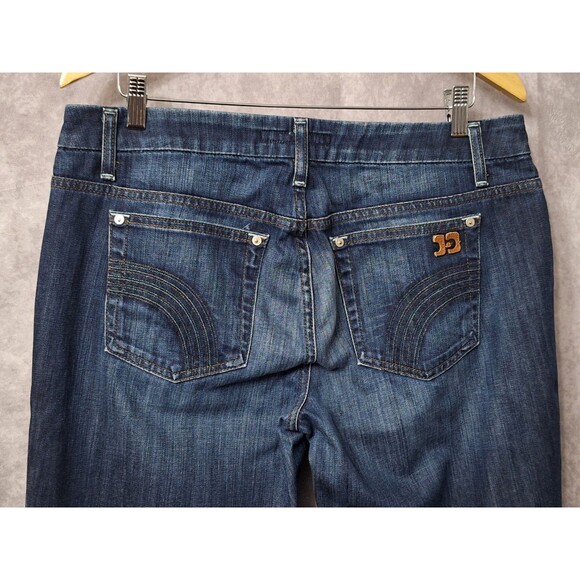 Joe's Jeans Denim - Joe's Jeans Womens Sz 32 Honey Fit Wide Leg Blue Denim Bohemian Western Grunge